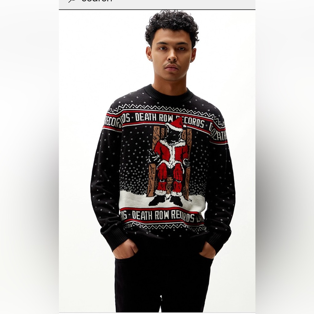 Death Row Records Christmas sweater